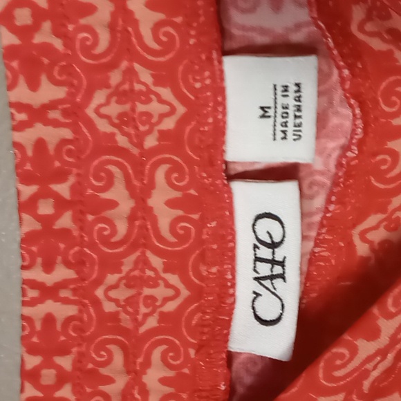 Cato Pink Patterned Midi Skirt Size M - Picture 5 of 6